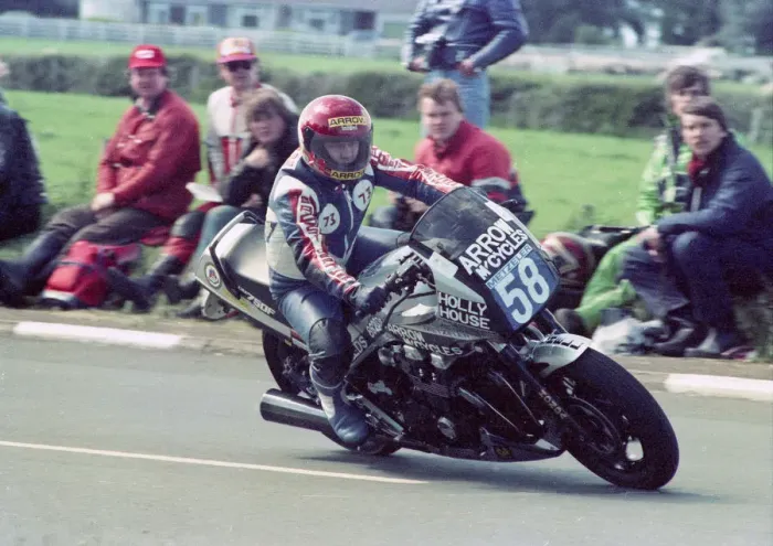 Framed Print : David Huntingdon (Honda) 1986 Production B TT Framed Print : David Huntingdon (Honda) 1986 Production B TT