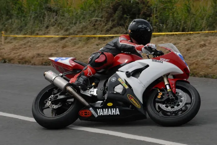Framed Print : David Jukes (Yamaha) 2009 Jurby Road Framed Print : David Jukes (Yamaha) 2009 Jurby Road