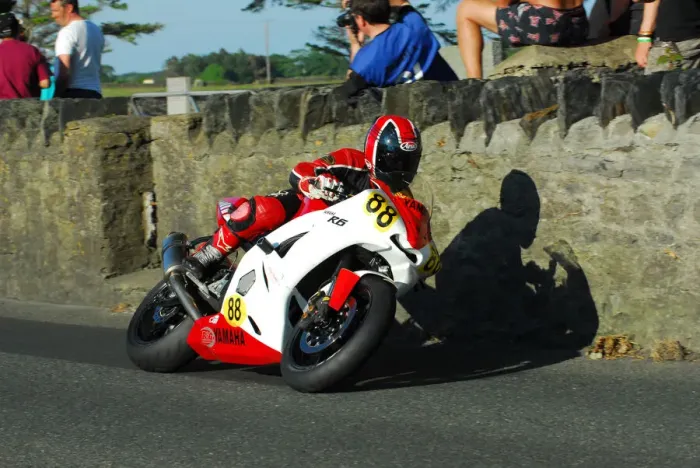 Framed Print : David Jukes (Yamaha) 2013 Post TT Framed Print : David Jukes (Yamaha) 2013 Post TT