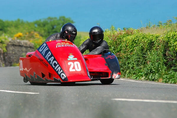 David Kimberley & Robert Bell (Ireson Honda) 2010 Sidecar TT