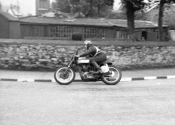 Framed Print : David Legge (BSA) 1956 Senior Manx Grand Prix Framed Print : David Legge (BSA) 1956 Senior Manx Grand Prix