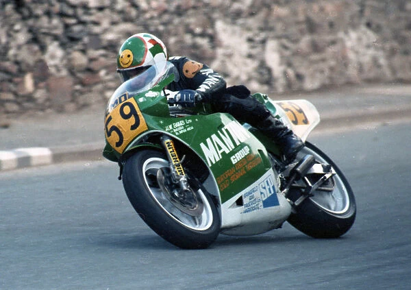 David O Leary (Suzuki) 1989 Senior Manx Grand Prix