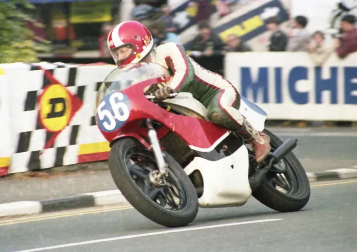 Framed Print : David Smith (Yamaha) 1983 350 TT