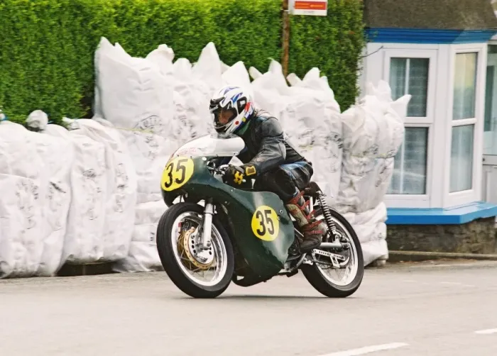 Framed Print : David Streets (G50 Matchless) 1994 Pre-TT Classic