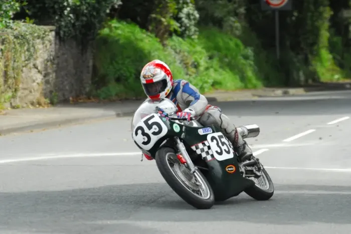 Framed Print : David Webber (Seeley 7R) at Ballacraine, 2012 Classic 350 MGP Framed Print : David Webber (Seeley 7R) at Ballacraine, 2012 Classic 350 MGP