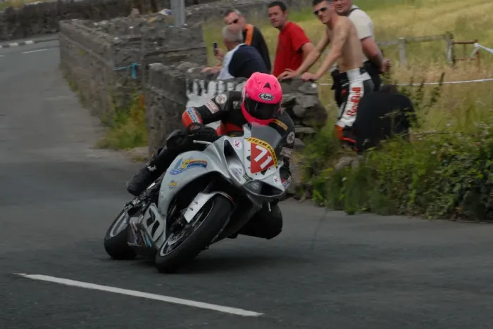 Framed Print : Davy Morgan (Yamaha) 2009 Southern 100