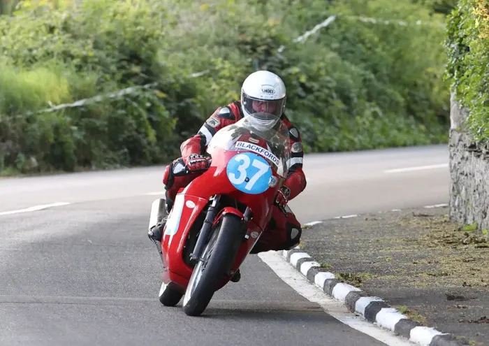 Framed Print : Dean Edwards (Drixton Honda) 2022 Pre TT Classic