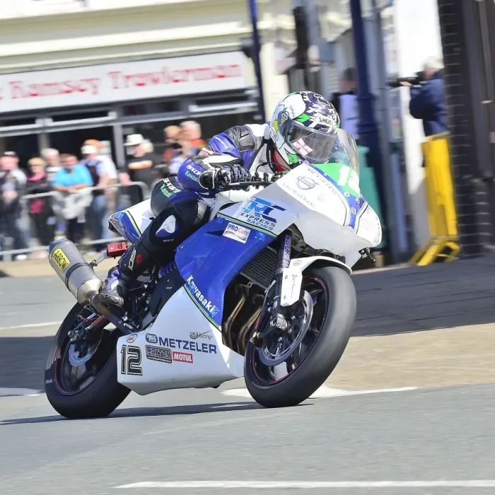 Framed Print : Dean Harrison 2014 Lightweight TT