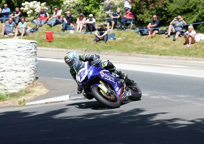 Framed Print : Dean Harrison Yamaha 2023 Supersport TT Framed Print : Dean Harrison Yamaha 2023 Supersport TT
