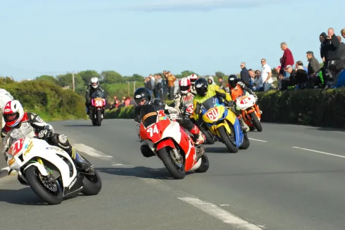 Framed Print : Dennis Booth (Kawasaki) and Tom Parkes (Honda) 2015 Southern 100 Framed Print : Dennis Booth (Kawasaki) and Tom Parkes (Honda) 2015 Southern 100