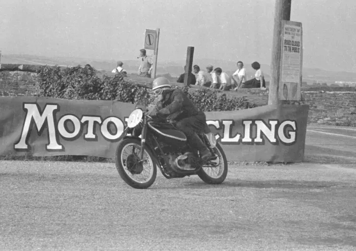 Framed Print : Dennis Christian (BSA) 1955 Southern 100 Framed Print : Dennis Christian (BSA) 1955 Southern 100