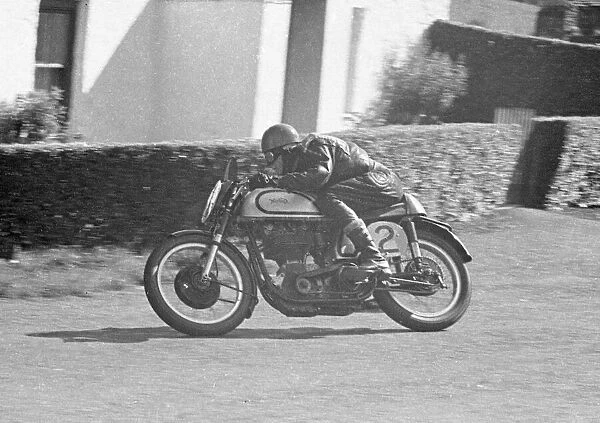 Dennis Christian (Norton) 1951 Senior Manx Grand Prix