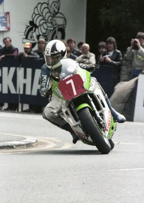 Framed Print : Dennis Ireland (Kawasaki) 1985 Production 1500 TT Framed Print : Dennis Ireland (Kawasaki) 1985 Production 1500 TT