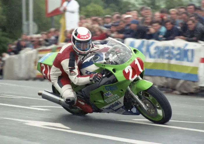 Framed Print : Dennis Ireland (Kawasaki) 1989 Production 750 TT Framed Print : Dennis Ireland (Kawasaki) 1989 Production 750 TT