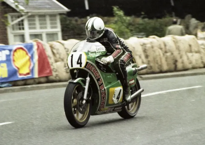 Framed Print : Dennis Ireland (Suzuki) 1980 Classic TT Framed Print : Dennis Ireland (Suzuki) 1980 Classic TT