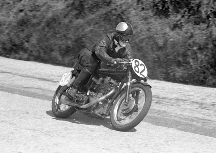 Framed Print : Dennis Lashmar (Pike BSA) 1954 Senior TT Framed Print : Dennis Lashmar (Pike BSA) 1954 Senior TT