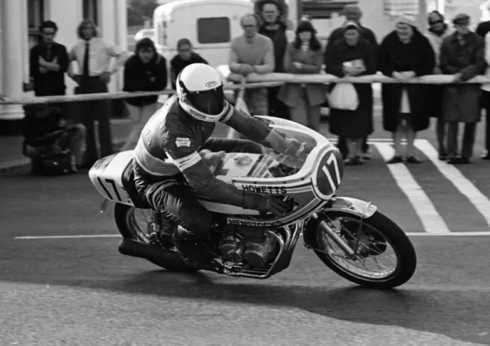 Framed Print : Dennis McMillan (Honda) 1975 Production TT Framed Print : Dennis McMillan (Honda) 1975 Production TT