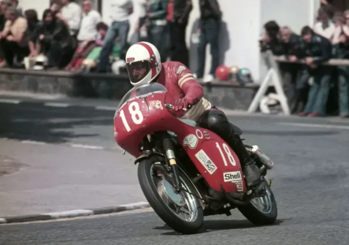 Framed Print : Dennis McMillan (Triumph) 1976 Production TT Framed Print : Dennis McMillan (Triumph) 1976 Production TT