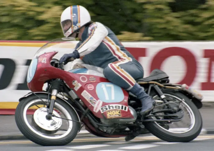 Framed Print : Dennis McMillan (Triumph) 1979 Formula Two TT Framed Print : Dennis McMillan (Triumph) 1979 Formula Two TT