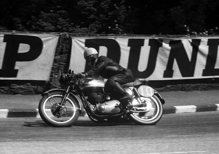 Framed Print : Dennis Pratt (BSA) 1956 Junior Clubman TT Framed Print : Dennis Pratt (BSA) 1956 Junior Clubman TT
