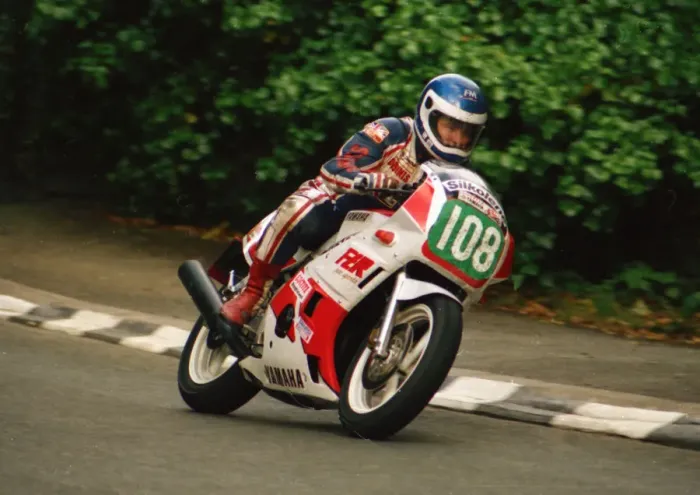 Framed Print : Dennis Trollope (Yamaha) 1988 Production D TT Framed Print : Dennis Trollope (Yamaha) 1988 Production D TT
