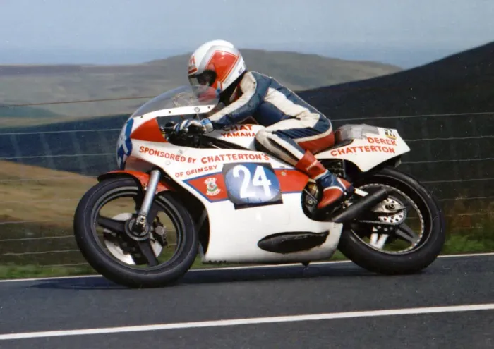 Framed Print : Derek Chatterton (Yamaha) 1989 Junior TT Framed Print : Derek Chatterton (Yamaha) 1989 Junior TT