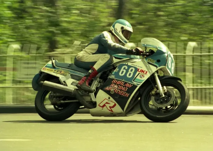 Framed Print : Derek Glass (Suzuki) 1986 Production B TT Framed Print : Derek Glass (Suzuki) 1986 Production B TT