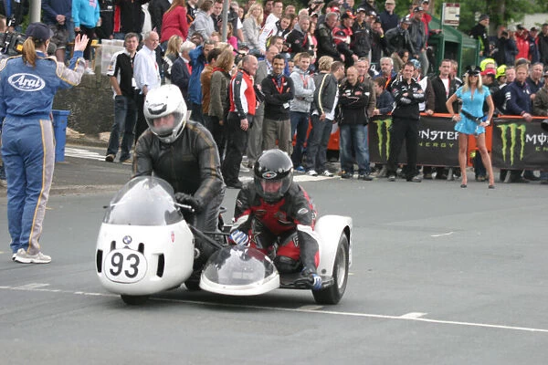 Derek Plummer & Roger Tomlinson (BMW) 2010 TT Parade Lap