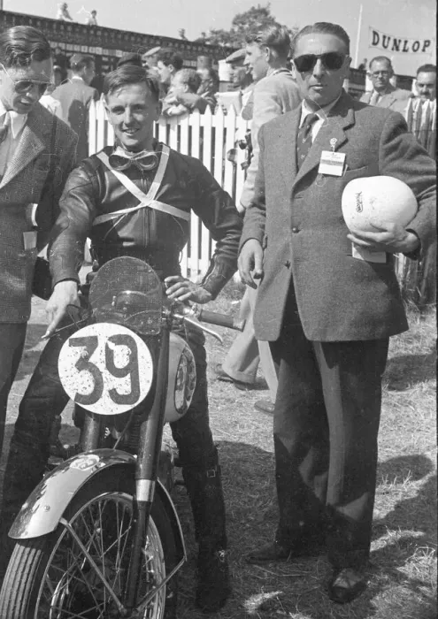 Framed Print : Derek Powell (BSA) 1953 Junior Clubman TT Framed Print : Derek Powell (BSA) 1953 Junior Clubman TT