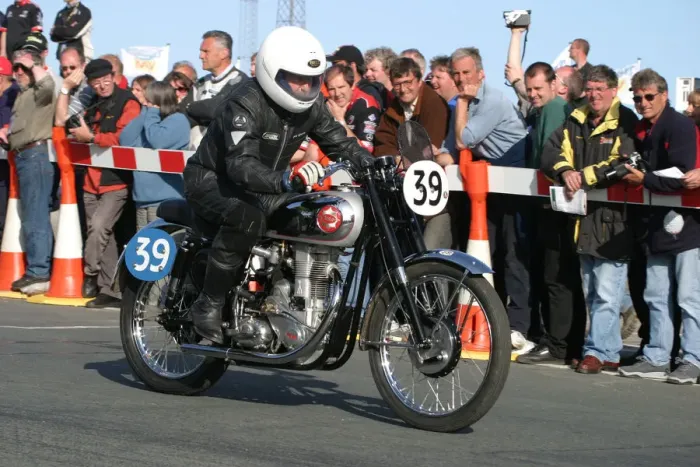 Framed Print : Derek Powell (BSA) 2003 Parade Lap