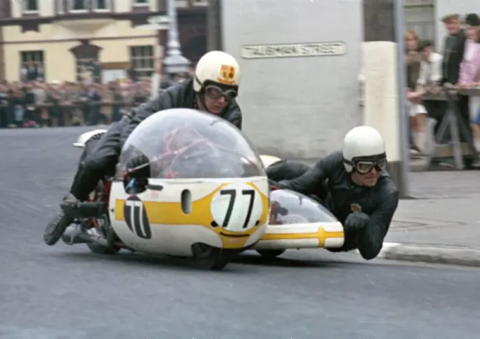 Framed Print : Derek Rumble & Alex MacFadzean (BSA) 1966 Sidecar TT Framed Print : Derek Rumble & Alex MacFadzean (BSA) 1966 Sidecar TT