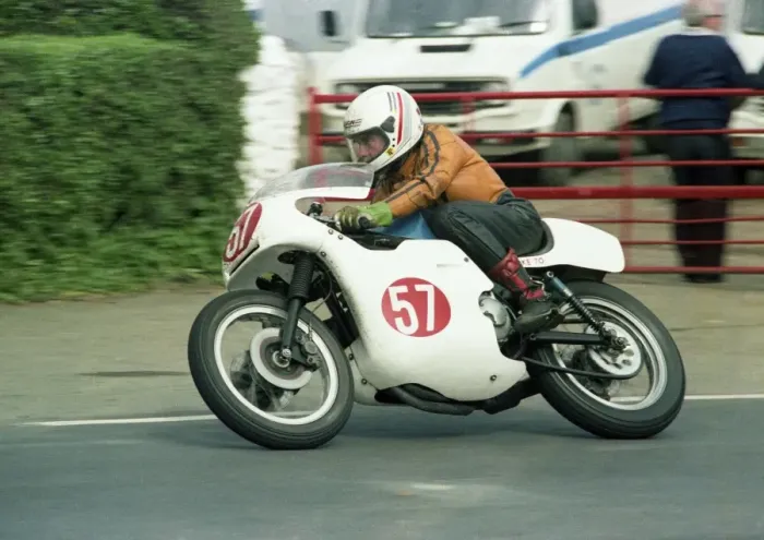 Framed Print : Derek Wood (Triumph) 1983 Formula One TT Framed Print : Derek Wood (Triumph) 1983 Formula One TT