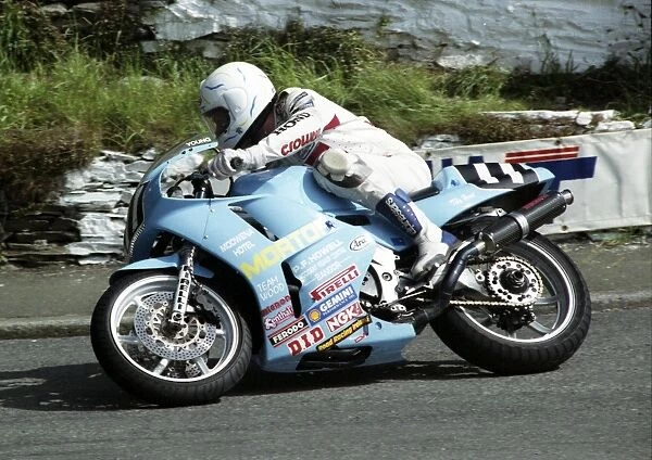 Derek Young (Honda) 1993 Supersport 400 TT