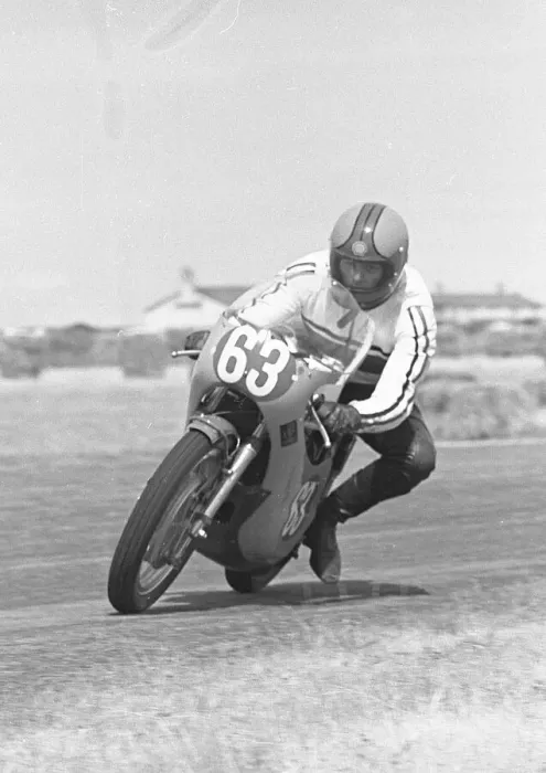 Framed Print : Des Connor (Yamaha) 1976 Jurby Airfield Framed Print : Des Connor (Yamaha) 1976 Jurby Airfield