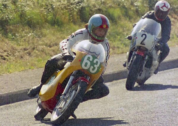 Des Connor (Yamaha) & Mike Kneen (Yamaha) 1976 Jurby Road