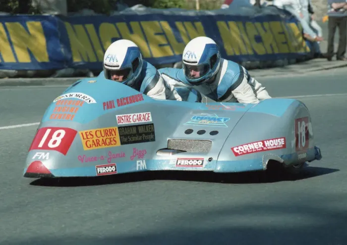 Framed Print : Des Founds & Dicky Gale (DJS Kawasaki) 1991 Sidecar TT Framed Print : Des Founds & Dicky Gale (DJS Kawasaki) 1991 Sidecar TT