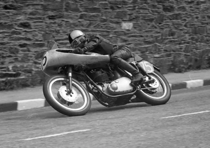 Framed Print : Des Wright (BSA) 1955 Junior TT Framed Print : Des Wright (BSA) 1955 Junior TT