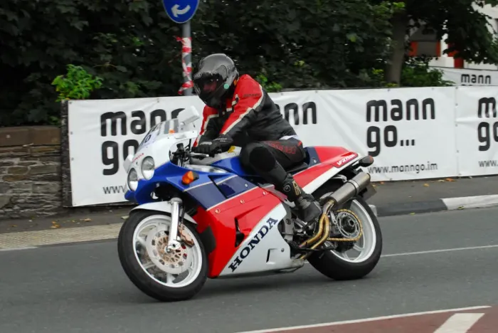 Framed Print : Dick Fletcher (Honda) 2013 Classic TT Parade Lap Framed Print : Dick Fletcher (Honda) 2013 Classic TT Parade Lap