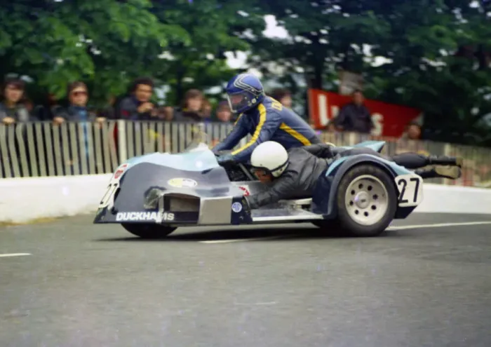 Framed Print : Dick Hawes & Alex Macfadzean (BRM Yamaha) 1977 Sidecar TT Framed Print : Dick Hawes & Alex Macfadzean (BRM Yamaha) 1977 Sidecar TT