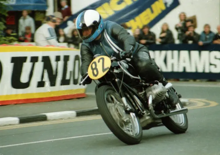 Framed Print : Dick Hawes (BMW) 1984 Historic TT Framed Print : Dick Hawes (BMW) 1984 Historic TT