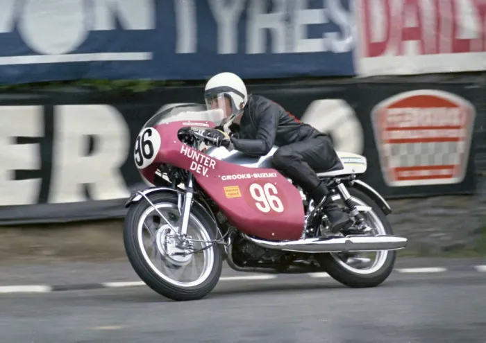 Framed Print : Dick Hunter (Suzuki) 1973 Production TT Framed Print : Dick Hunter (Suzuki) 1973 Production TT
