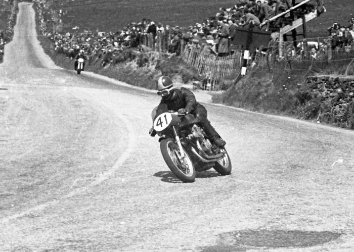 Framed Print : Dickie Dale (Gilera) 1953 Senior TT Framed Print : Dickie Dale (Gilera) 1953 Senior TT