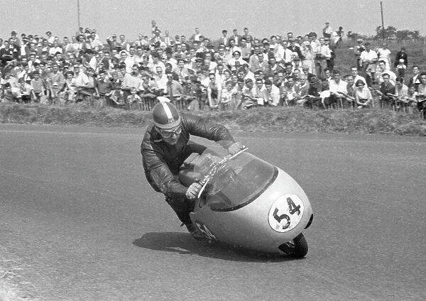 Dickie Dale (Guzzi) 1955 Senior Ulster Grand Prix