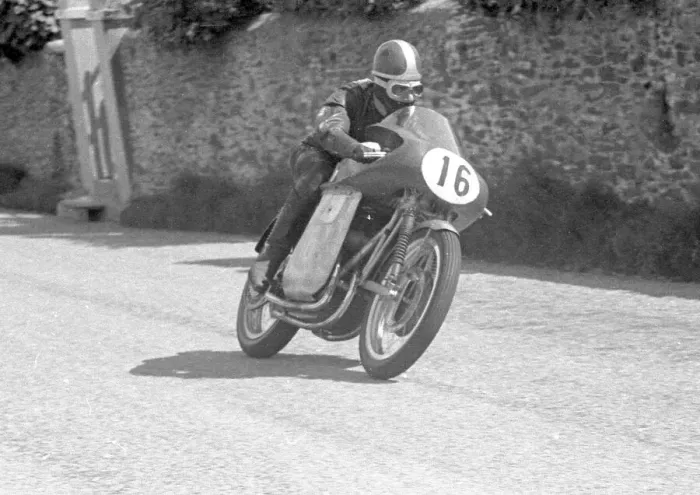 Framed Print : Dickie Dale (MV) 1954 Junior TT Framed Print : Dickie Dale (MV) 1954 Junior TT
