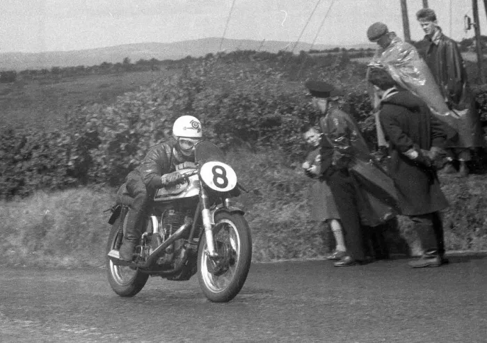 Framed Print : Don Chapman (Norton) 1956 Senior Ulster Grand Prix Framed Print : Don Chapman (Norton) 1956 Senior Ulster Grand Prix