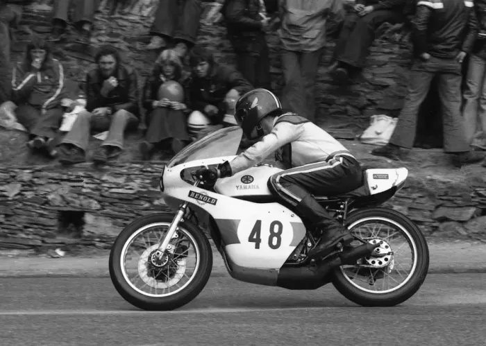 Framed Print : Donal Cormican (Yamaha) 1978 Classic TT