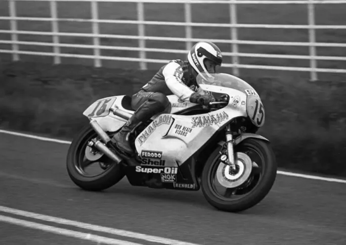Framed Print : Donnie Robinson, (Pharaoh Yamaha), 1981 Senior TT Framed Print : Donnie Robinson, (Pharaoh Yamaha), 1981 Senior TT