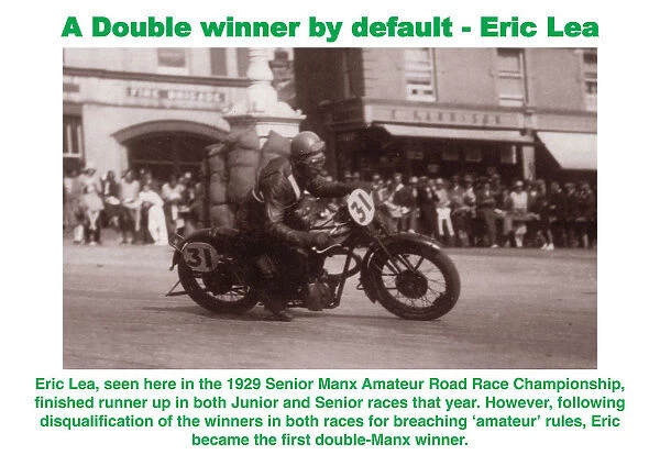 A Double winner by default - Eric Lea