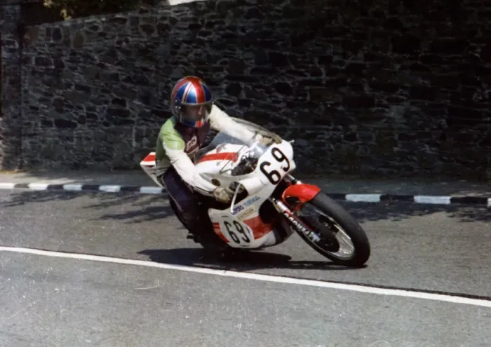 Framed Print : Doug Lunn (Aldridge Yamaha) 1978 Classic TT