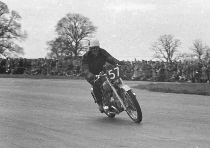 Framed Print : Doug Parris (Douglas) 1950 Junior Clubmans Silverstone Framed Print : Doug Parris (Douglas) 1950 Junior Clubmans Silverstone
